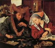 Marinus van Reymerswaele A Moneychangr and His Wife Spain oil painting reproduction